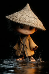 日主癸(時雨の童子)のイメージイラスト