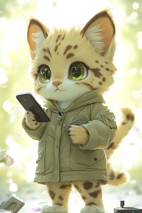 追うと逃げるクール系山猫