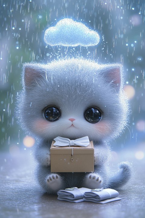 怒ってない系サイレント灰猫